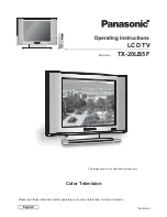 Panasonic TX-20LB5F Operating Instructions Manual preview