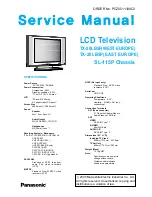 Preview for 1 page of Panasonic TX-20LB5F Service Manual