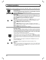 Preview for 20 page of Panasonic TX-20LB5FG Operating Instructions Manual