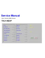 Предварительный просмотр 1 страницы Panasonic TX-21AD2F Service Manual