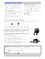 Предварительный просмотр 3 страницы Panasonic TX-21AP1 Operating Instructions Manual