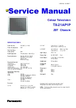 Panasonic TX-21AP1P Service Manual preview