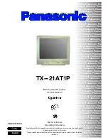 Panasonic TX-21AT1P Operating Instructions Manual preview