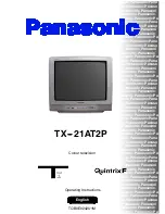 Panasonic TX-21AT2P Operating Instructions Manual preview