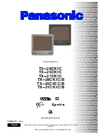 Panasonic TX-21CK1C Operating Instructions Manual предпросмотр