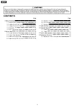 Preview for 2 page of Panasonic TX-21FG20R Service Manual