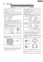 Предварительный просмотр 9 страницы Panasonic TX-21FX20RSF-IRAN Service Manual