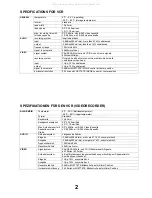 Preview for 2 page of Panasonic TX-21GV1C Service Manual