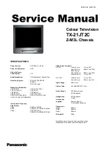 Panasonic TX-21JT2C Service Manual preview