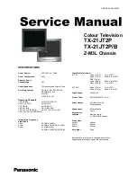 Panasonic TX-21JT2P Service Manual preview