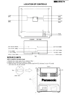 Предварительный просмотр 3 страницы Panasonic TX-21M2T Service Manual