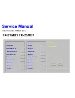 Panasonic TX-21MD1 Service Manual предпросмотр