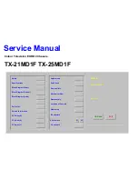 Предварительный просмотр 1 страницы Panasonic TX-21MD1F Service Manual