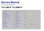 Panasonic TX-21MD1F Servise Manual предпросмотр