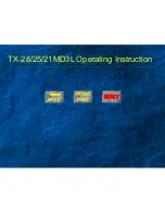 Panasonic TX-21MD3 Operating Instruction предпросмотр