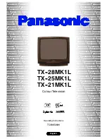 Panasonic TX-21MK1L Operating Instructions Manual preview