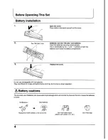 Предварительный просмотр 4 страницы Panasonic TX-21PS52Z Operating Instruction