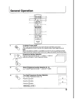 Предварительный просмотр 9 страницы Panasonic TX-21PS52Z Operating Instruction