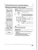 Предварительный просмотр 29 страницы Panasonic TX-21PS52Z Operating Instruction