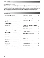 Preview for 2 page of Panasonic TX-21PZ1 Operating Instructions Manual