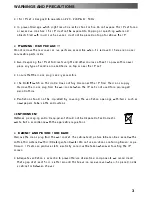 Preview for 3 page of Panasonic TX-21PZ1 Operating Instructions Manual