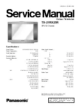 Panasonic TX-21RX25R Service Manual preview