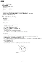 Предварительный просмотр 8 страницы Panasonic TX-21RX25R Service Manual