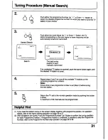 Preview for 31 page of Panasonic TX-21T4M Operating Instructions Manual