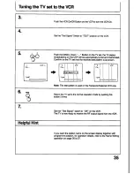 Preview for 35 page of Panasonic TX-21T4M Operating Instructions Manual