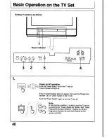 Preview for 40 page of Panasonic TX-21T4M Operating Instructions Manual