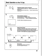 Preview for 41 page of Panasonic TX-21T4M Operating Instructions Manual