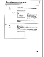 Preview for 45 page of Panasonic TX-21T4M Operating Instructions Manual