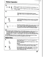 Preview for 57 page of Panasonic TX-21T4M Operating Instructions Manual