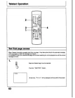 Preview for 60 page of Panasonic TX-21T4M Operating Instructions Manual