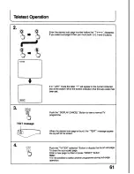 Preview for 61 page of Panasonic TX-21T4M Operating Instructions Manual