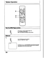 Preview for 64 page of Panasonic TX-21T4M Operating Instructions Manual