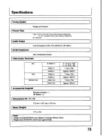 Preview for 73 page of Panasonic TX-21T4M Operating Instructions Manual