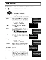 Предварительный просмотр 16 страницы Panasonic TX-22LT2F Operating Instructions Manual