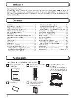 Preview for 2 page of Panasonic TX-22LT3F Operating Instructions Manual