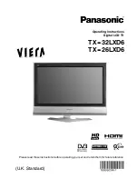 Panasonic TX-23LXD60 Operating Instructions Manual preview