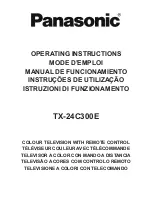 Panasonic TX-24C300E Operating Instructions Manual preview