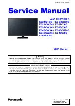 Preview for 1 page of Panasonic TX-24CR300 Service Manual