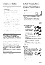 Предварительный просмотр 3 страницы Panasonic TX-24CS500E Operating Instructions Manual