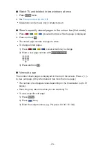 Предварительный просмотр 75 страницы Panasonic TX-24CSW504 Manual