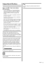 Предварительный просмотр 3 страницы Panasonic TX-24DS500E Operating Instructions Manual