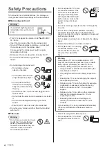 Предварительный просмотр 4 страницы Panasonic TX-24DS503E Operating Instructions Manual