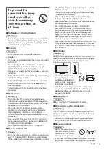 Preview for 5 page of Panasonic TX-24DS503E Operating Instructions Manual