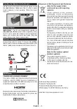 Preview for 8 page of Panasonic TX-24DW304 Operating Instructions Manual