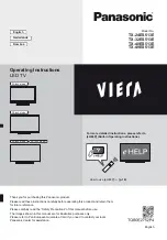 Panasonic TX-24ES513E Operating Instructions Manual предпросмотр