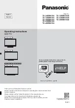 Panasonic TX-24ESW504 Operating Instructions Manual предпросмотр